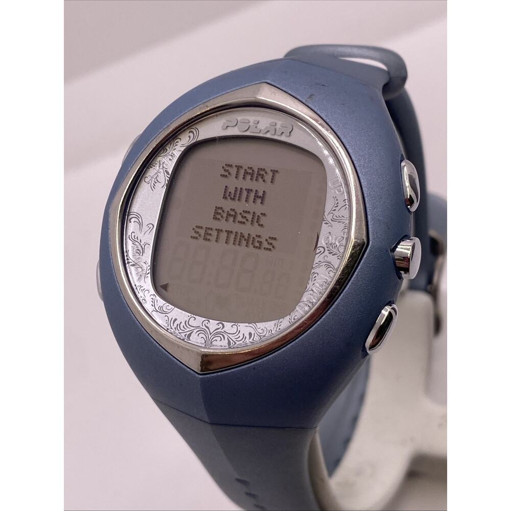 Polar F11 Womens Sports Fitness Watch Works New Battery